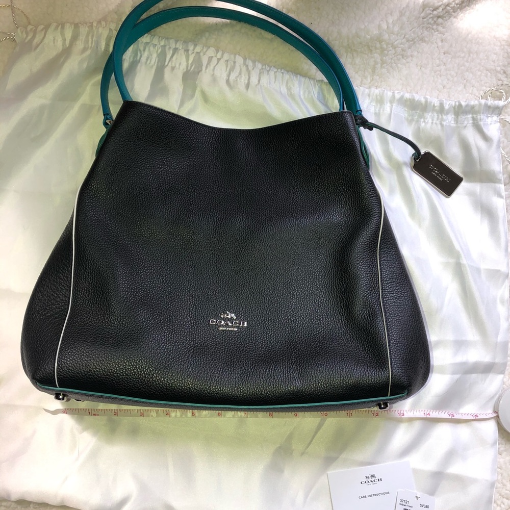 💯 authentic Coach Edie 31 tricolor NWT